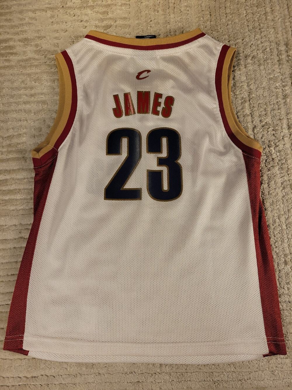Adidas Lebron James Cleveland Cavaliers Jersey Youth Large 7 Basketball Boys